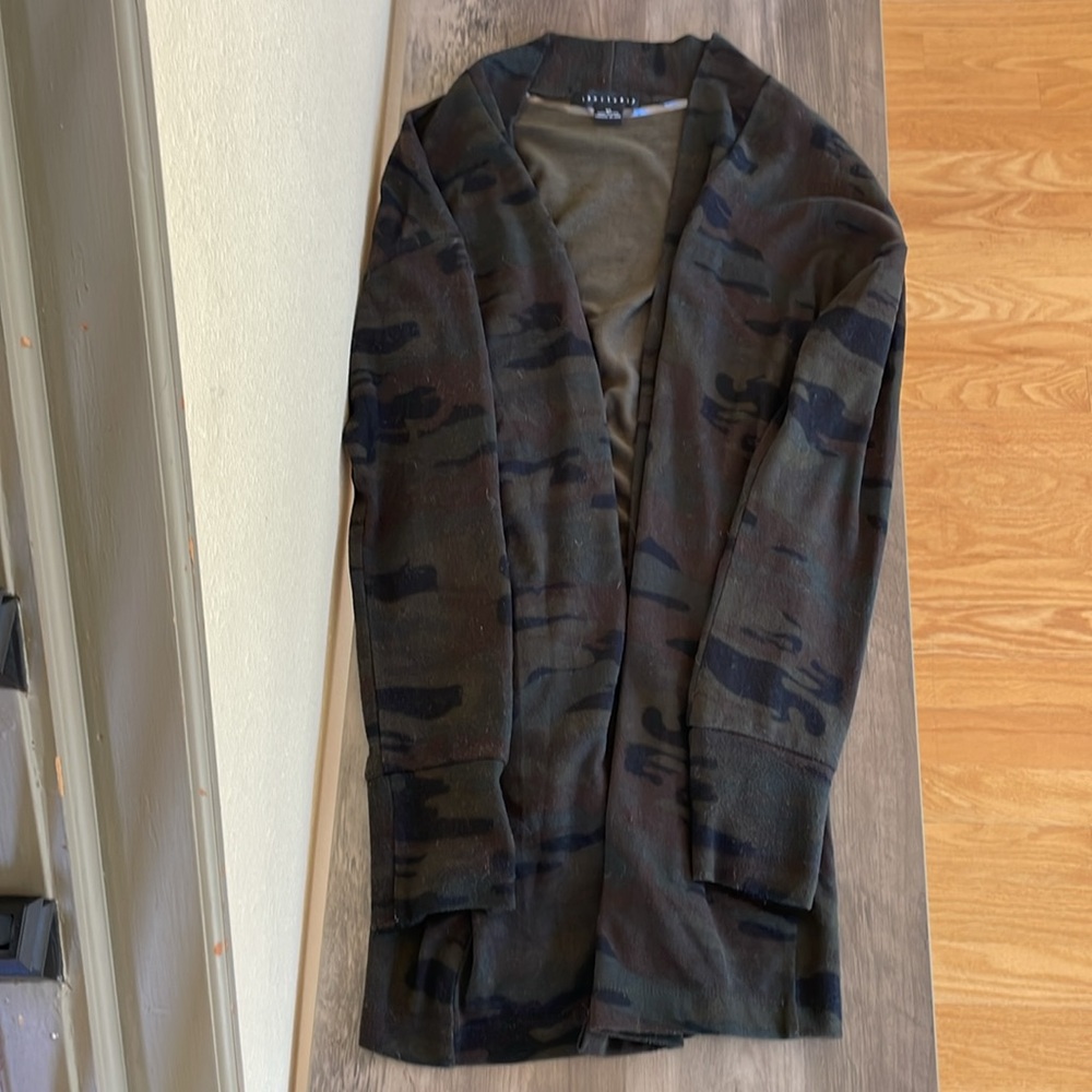 Sanctuary Camo Print Duster Size Extra Small - Picture 8 of 10